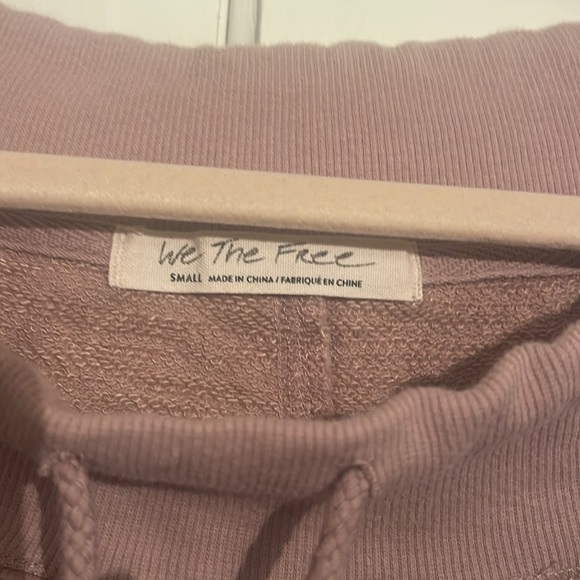 We the free by Freepeople French terry crop bubble sleeve sweatshirt - Picture 2 of 13